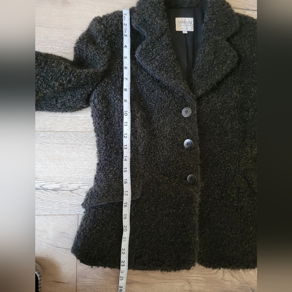 ARMANI Collezion Lined Wool Jacket. Size 8 - Picture 8 of 12